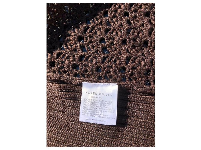 100% Chaqueta de crochet de lana de Karen Millen - vista 8