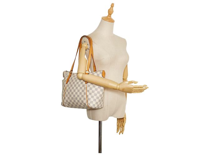 Louis Vuitton White Damier Azur Totally PM Bianco - vista 11