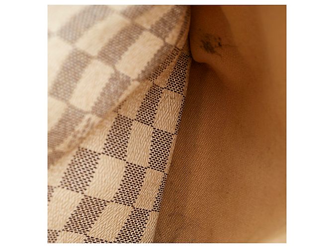 Louis Vuitton White Damier Azur Totally PM Bianco - vista 6