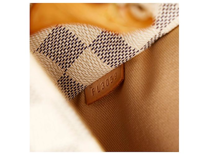Louis Vuitton White Damier Azur Totally PM Bianco - vista 9