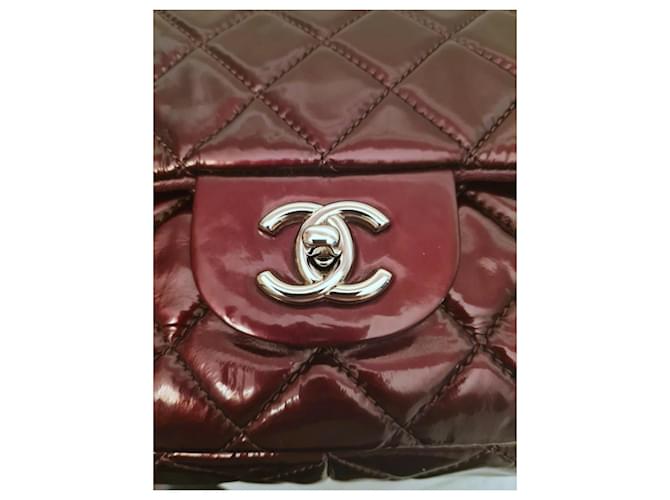 Timeless Chanel Bordeaux intramontabile / Classique Jumbo Bordò - vista 12