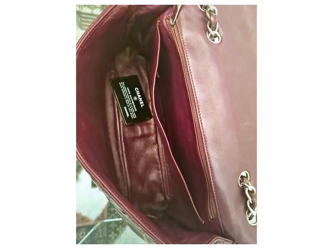 Timeless Chanel Bordeaux intramontabile / Classique Jumbo Bordò - vista 14