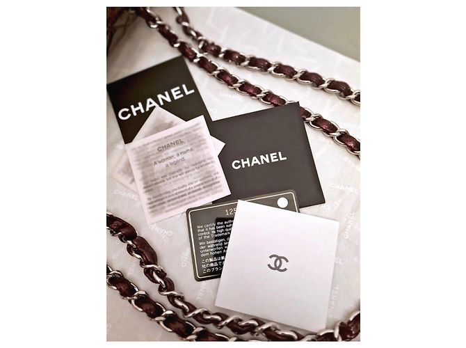 Timeless Chanel Bordeaux intramontabile / Classique Jumbo Bordò - vista 16
