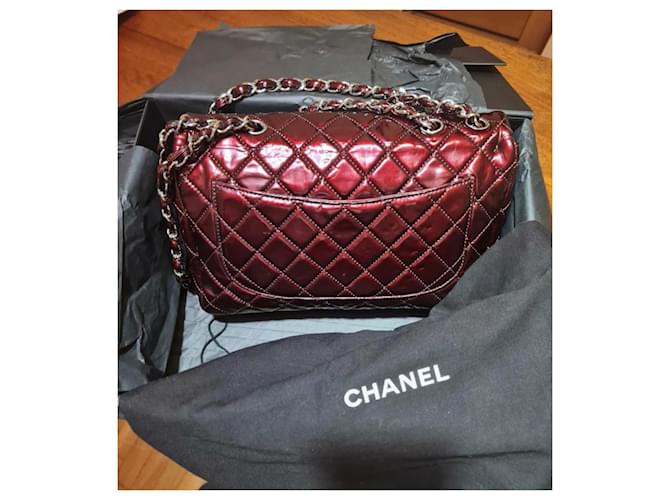 Timeless Chanel Bordeaux intramontabile / Classique Jumbo Bordò - vista 8