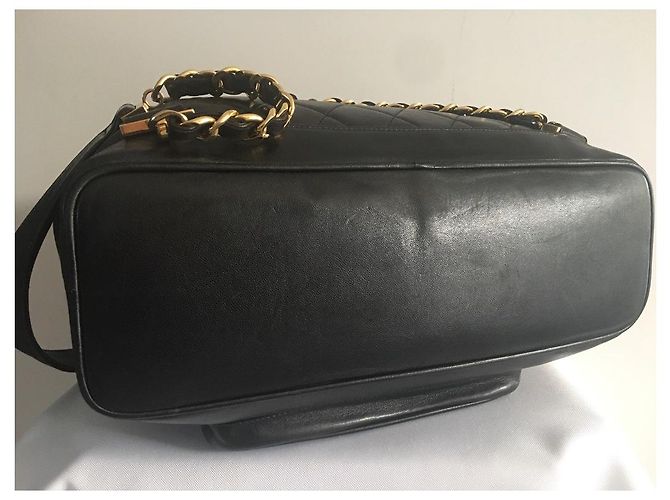 Zaino Chanel in pelle nera Nero - vista 4