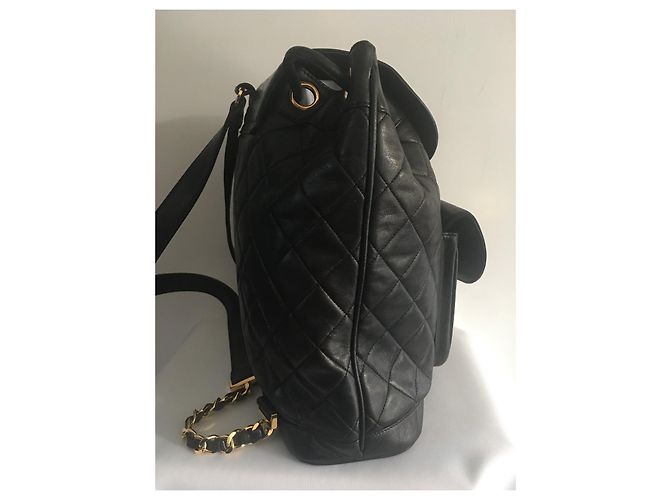 Zaino Chanel in pelle nera Nero - vista 5