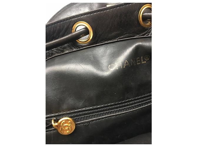Zaino Chanel in pelle nera Nero - vista 7