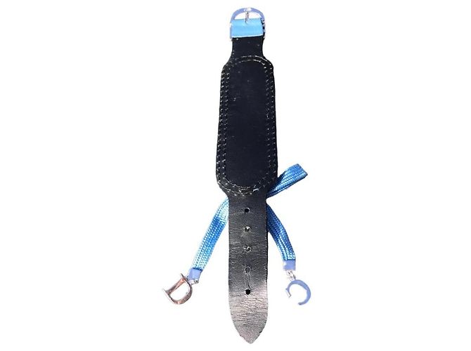 Christian Dior Girocollo e bracciale vintage Dior Blu Silver hardware - vista 5