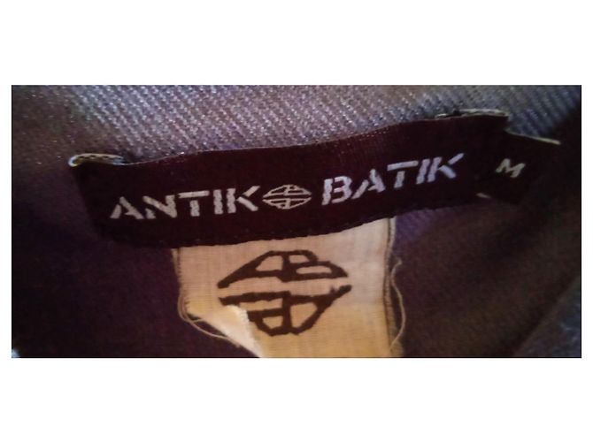 Antik Batik ANTIK ABITO BATIK ABITO MANICHE A FARFALLA TM OR 40/42 Prugna - vista 4