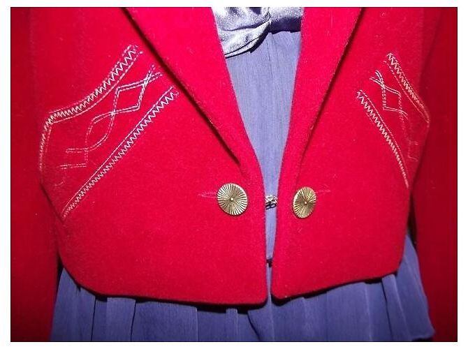 Agnès b. AGNES B TRENDIGE WOLLJACKE T3 ODER T40/42 Rot - Ansicht 7
