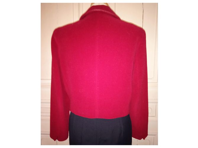 Agnès b. AGNES B TRENDIGE WOLLJACKE T3 ODER T40/42 Rot - Ansicht 9