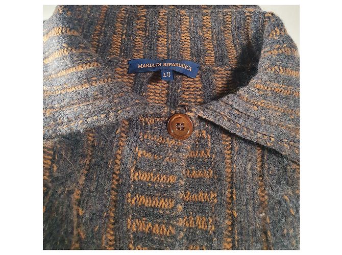 Autre Marque Strickjacke Maria of Repabianca Seide Kaschmir Wolle Mehrfarben - Ansicht 5