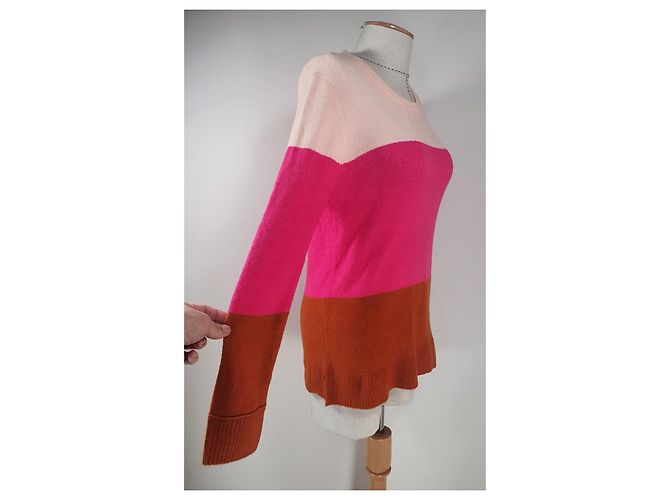 Pull Rayé J.Crew Mélange de Laine Taille M Multicolore - vue 2
