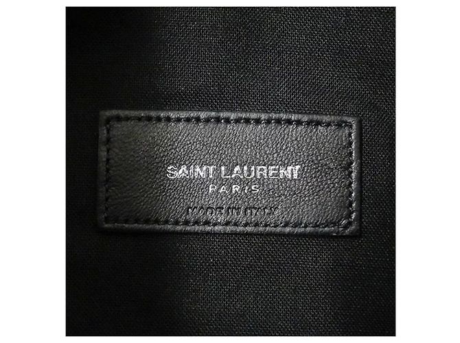 Sac Saint Laurent sac bandoulière homme python châle Noir - vue 6