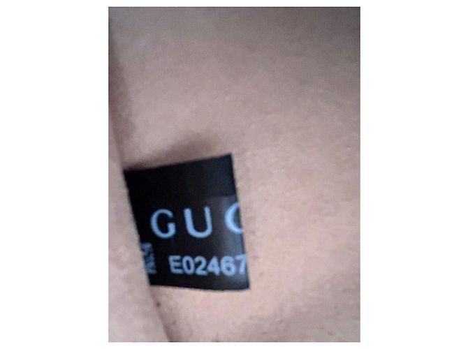 Borsa Gucci Padlock GG Supreme Bee Beige - vista 10