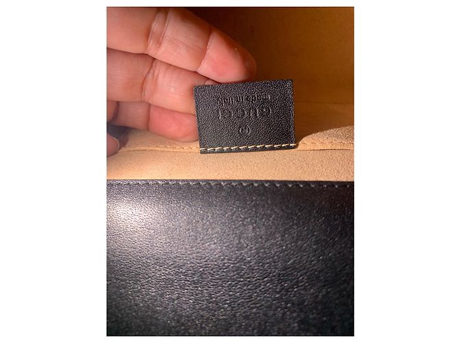 Borsa Gucci Padlock GG Supreme Bee Beige - vista 14