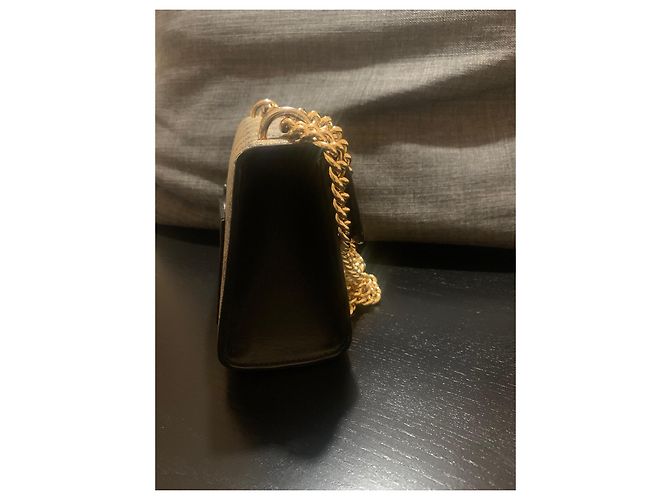 Borsa Gucci Padlock GG Supreme Bee Beige - vista 4