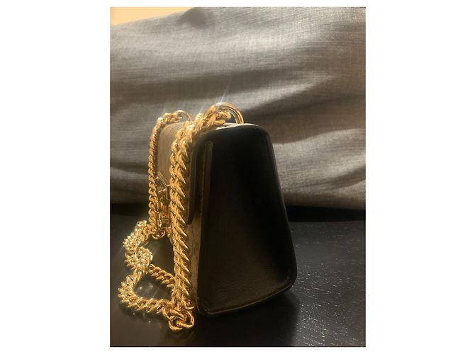 Borsa Gucci Padlock GG Supreme Bee Beige - vista 5