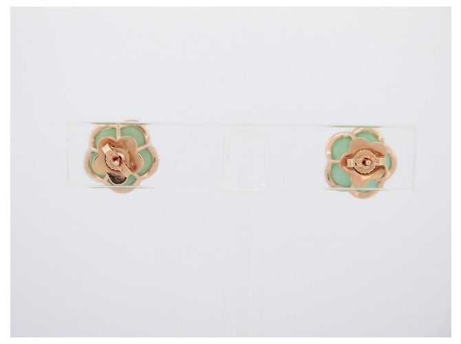NEUN OHRRINGE PASQUALE BRUNI GOOD TONE ROTGOLD CHRYSOPRASE DIAMANT Golden - Ansicht 2