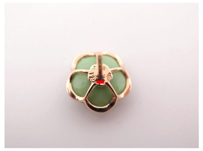 NEUN OHRRINGE PASQUALE BRUNI GOOD TONE ROTGOLD CHRYSOPRASE DIAMANT Golden - Ansicht 4
