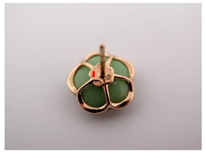 NEUN OHRRINGE PASQUALE BRUNI GOOD TONE ROTGOLD CHRYSOPRASE DIAMANT Golden - Ansicht 5