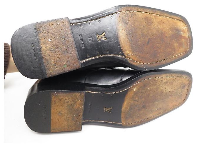 SCARPE DERBY LOUIS VUITTON 7.5 41.5 Scarpe in pelle nera Nero - vista 3