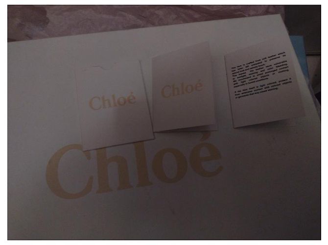 Stivaletti Chloé Borgogna in pelle e scamosciata Bordò - vista 8