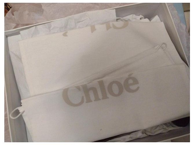 Stivaletti Chloé Borgogna in pelle e scamosciata Bordò - vista 9