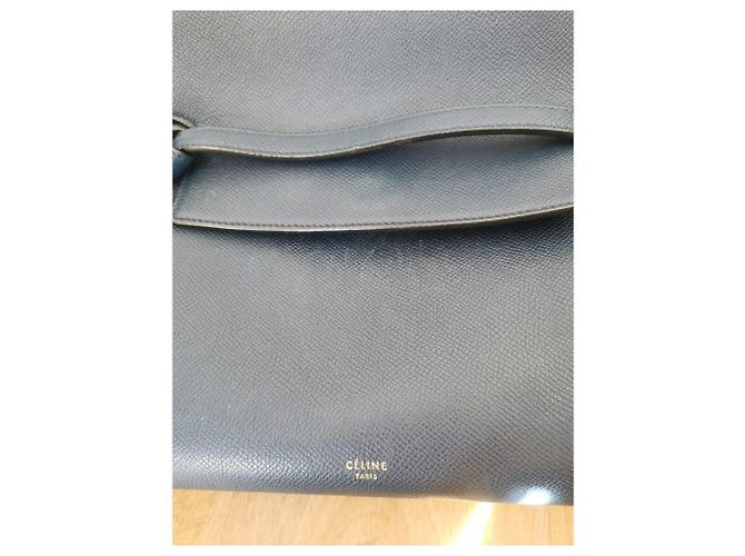 Belt Bag Mini borsa Céline Belt navy in pelle di vitello Blu navy - vista 7