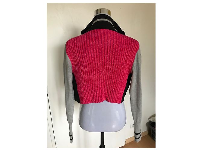 Vivienne Westwood Asymmetrische Strickjacke Baumwolle Kaschmir 36 Mehrfarben - Ansicht 4