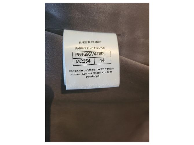 Chanel coat Black Eggshell Prune - view 8