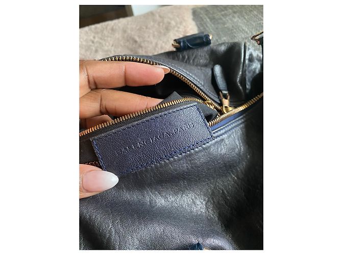 Borsa a mano Balenciaga Part Time in pelle nera Nero - vista 4
