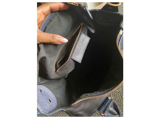 Borsa a mano Balenciaga Part Time in pelle nera Nero - vista 8