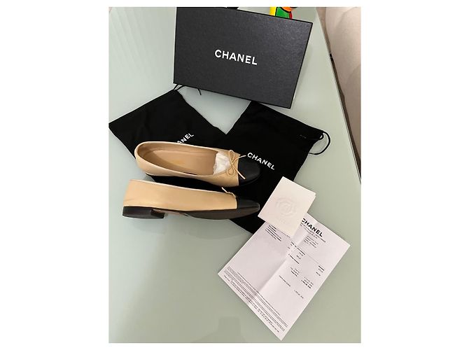 Chanel Ballerine Beige - vista 3