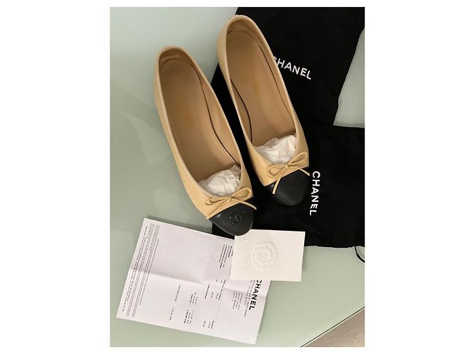 Chanel Ballerine Beige - vista 4
