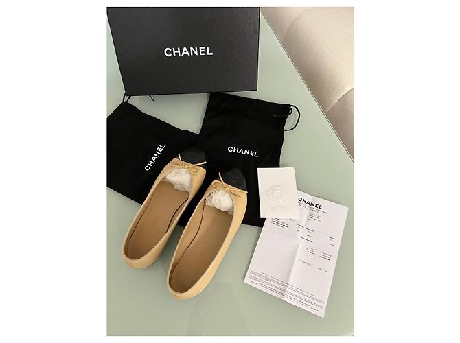 Chanel Ballerine Beige - vista 6