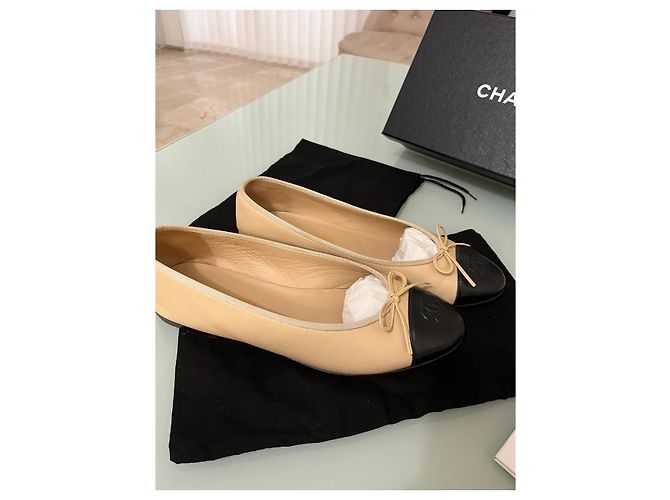 Chanel Ballerine Beige - vista 9