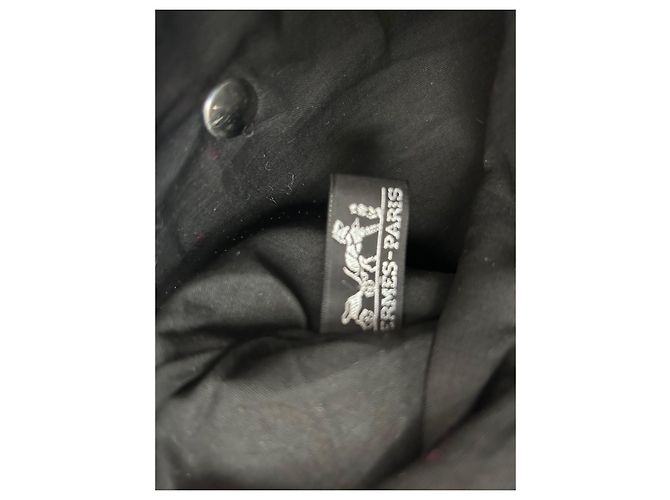 Borsa Hermès Ahmedabad PM nera in pelle e corda Nero - vista 5