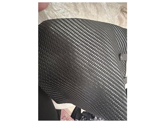 Borsa Hermès Ahmedabad PM nera in pelle e corda Nero - vista 6