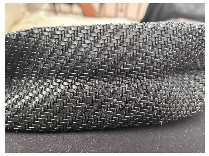Borsa Hermès Ahmedabad PM nera in pelle e corda Nero - vista 7