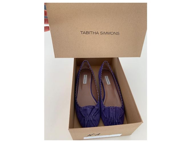 Tabitha Simmons Ballerine Porpora - vista 3