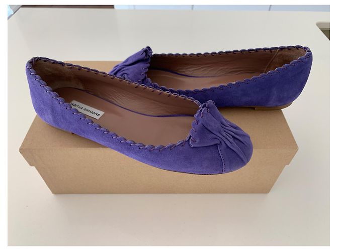 Tabitha Simmons Ballerine Porpora - vista 7