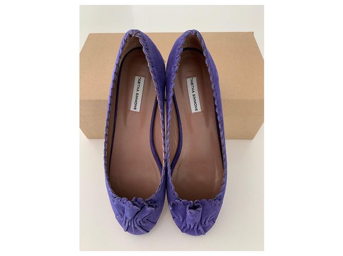 Tabitha Simmons Ballerine Porpora - vista 8