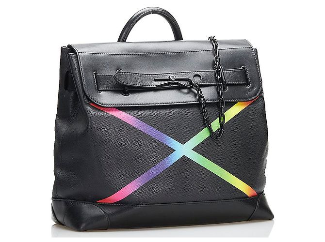 Louis Vuitton Taiga Piroscafo Arcobaleno PM M30339 Nero - vista 3
