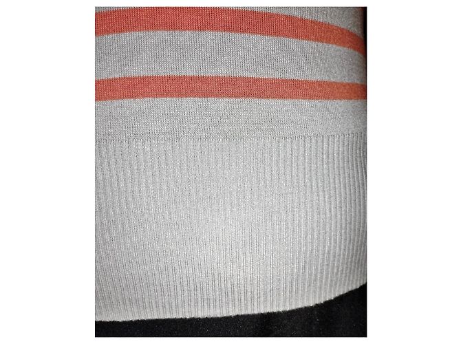 Jean Paul Gaultier GAULTIER JEAN PAUL WESTE PULLOVER BAYADERE TS OR 34/38 Beige - Ansicht 11