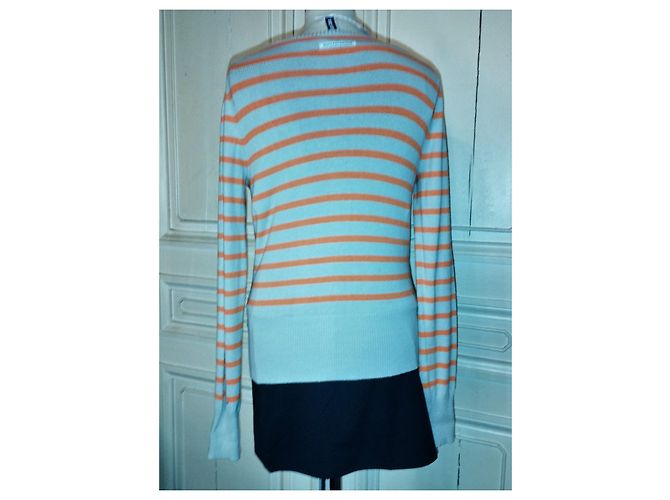 Jean Paul Gaultier GAULTIER JEAN PAUL WESTE PULLOVER BAYADERE TS OR 34/38 Beige - Ansicht 4