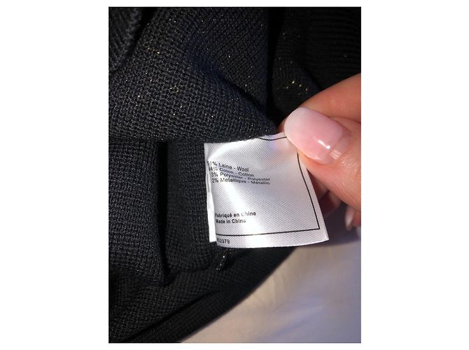 Chanel Prendas de punto Negro - vista 4