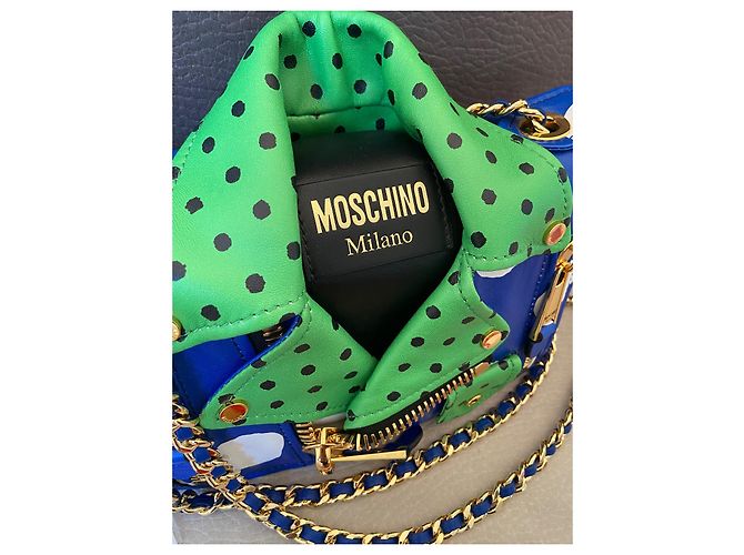 Borsa Biker Moschino Couture in Pelle Nappa - vista 2