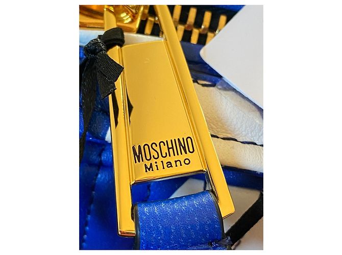 Borsa Biker Moschino Couture in Pelle Nappa - vista 5