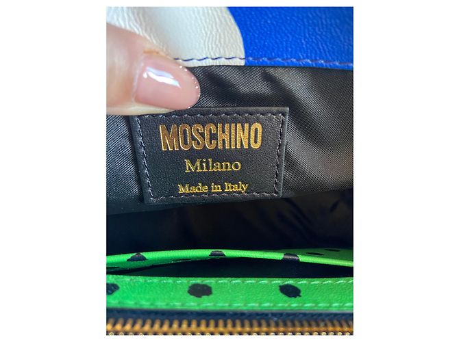Borsa Biker Moschino Couture in Pelle Nappa - vista 6